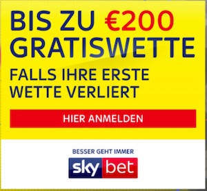 SkyBet 200€ Bonus