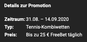 US Open 2020 Bwin Promo