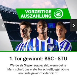 Betway Hertha Stuttgart erste Tor gewinnt