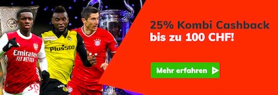 100 CHF Geld zurück bei Bahigo
