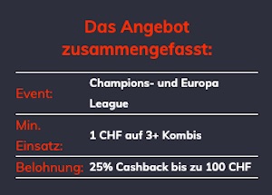 Bahigo Kombi Cashback Bedingungen