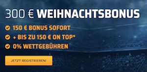 bet3000 weihnachtsbonus 300€