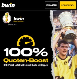 Bwin 100% Quoten-Boost