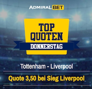 Tottenham Liverpool Admiralbet Top Quote 