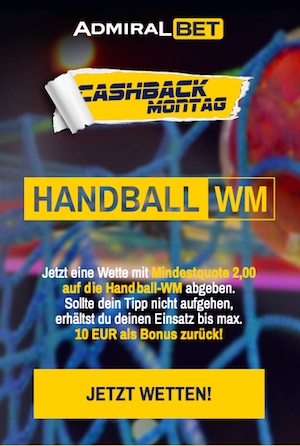 Handball WM Cashback