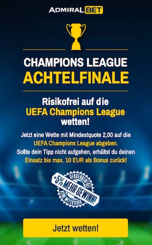 Champions League Achtelfinale Risikofreie Wette