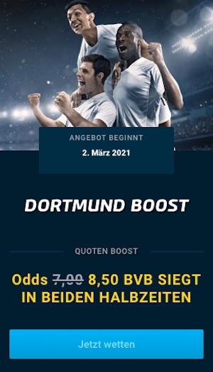 DFB Gladbach vs BVB Mybet