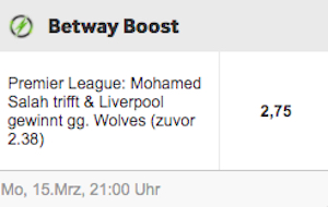 Salah Sieg Liv vs Wolves Bwin