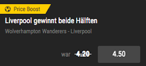 Sieg beide HZ Liverpool Bwin