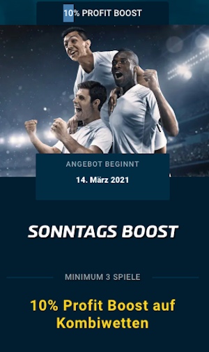 Mybet Sonntag Kombi Boost