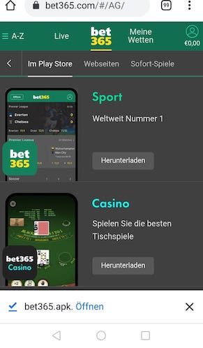 Bet365 Android App Österreich