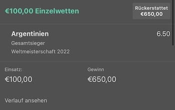 Argentinien Weltmeister Wette bet365