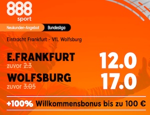 Frankfurt vs Wolfsburg 888sport Neukunden