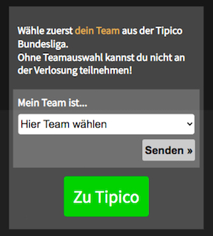 Teamwahl Tipico Trikot