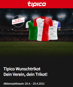 Tipico Gewinnspiel Trikot