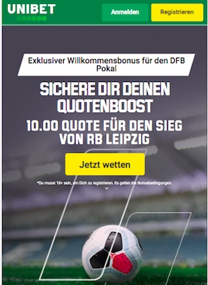 DFB Pokal Unibet RB Boost