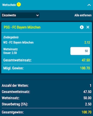 Sportwetten.de Quoten Wettsteuer