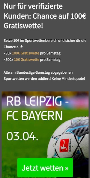 Leipzig Bayern Tipico Topspiel Gratiswetten