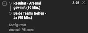 Arsenal EL Bwin