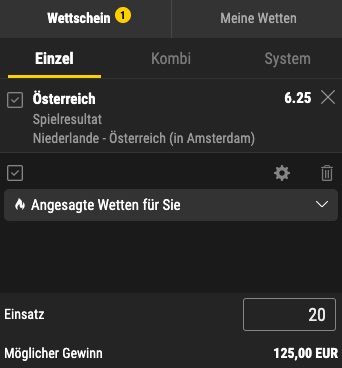 Bwin Österreich Niederlande Quote