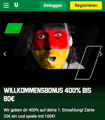 Unibet 400% EM Bonus