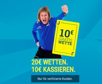 Sportwetten.de Bundesliga 10€ gratis