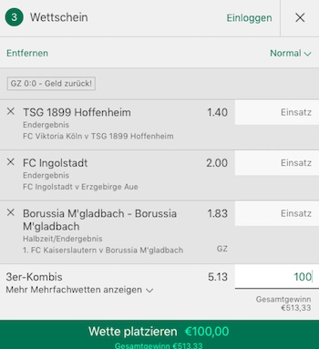 Bet365 DFB Pokal Kombiwette