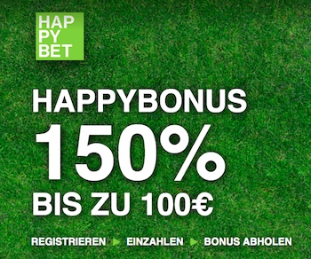 Happybet 150 Percent