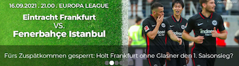 Europa League Eintracht Fenerbahce Happybet