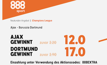 Champions League Ajax BVB 888sport