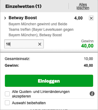 Bwin Bayer vs Bayern Boost