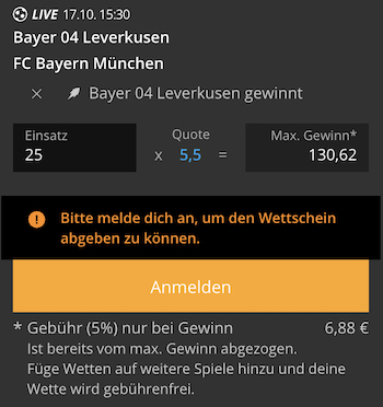 NEO.bet Boost Bayer Bayern Muenchen