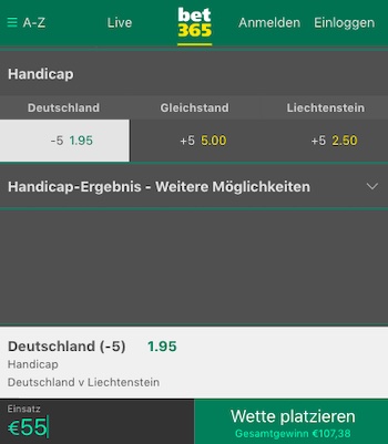 bet365 wm quali ger lie 