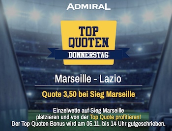 admiral olympique marseille lazio rom el