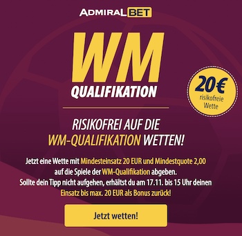 admiralbet wette ohne risiko wm quali