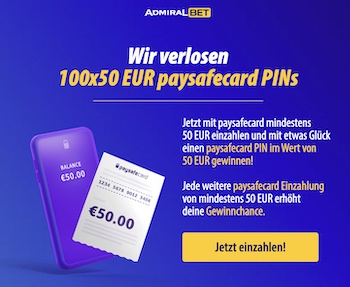 paysafecard admiralbet 50 euro