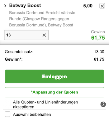 glasgow bvb betway boost