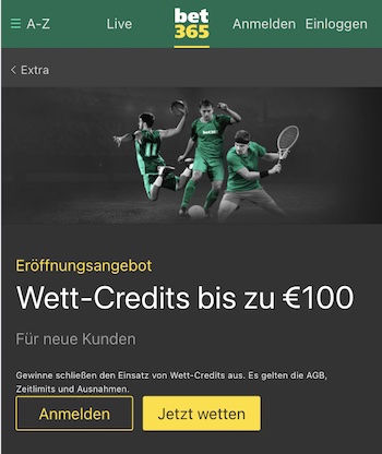 Bet365 Neukunden Bonus