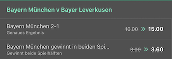 bayern leverkusen wett-boost bet365