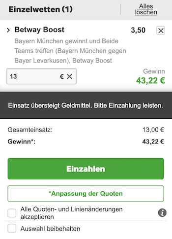 bayern vs. bayer 04 leverkusen betway