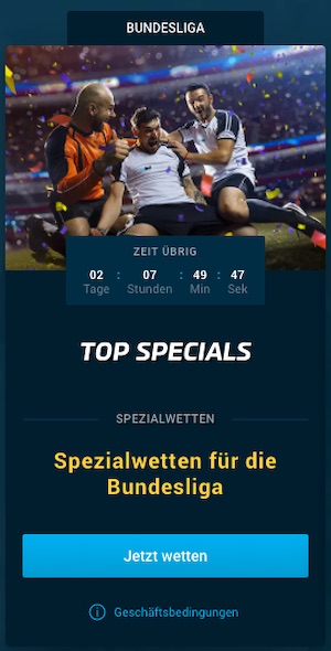 Mybet Spezialquoten zur Bundesliga