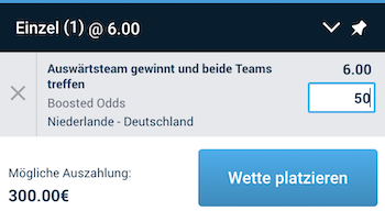 niederlande deutschland mybet boost