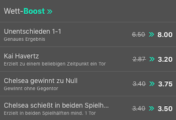 bet365 wett-boost chelsea real