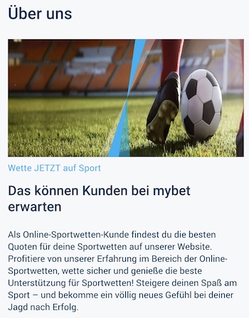 Informationen MyBet