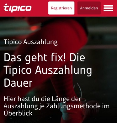 Tipico Auszahlungsmethoden