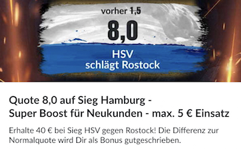 Bildbet HSV Hansa Rostock