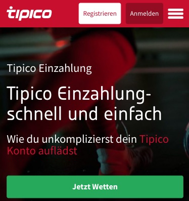 Tipico Einzahlung Optionen