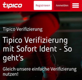 sofort ident tipico