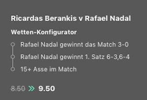 Nadal bet365 Konfigurator Boost