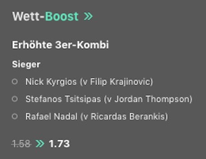 Wimbledon 3er Kombi bei bet365